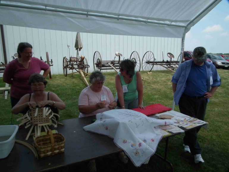Living Heritage Demonstration - Basket Weaving and Tatting