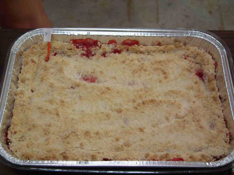 Rhubarb Kuchen made by Andrea / Bought by Sandra