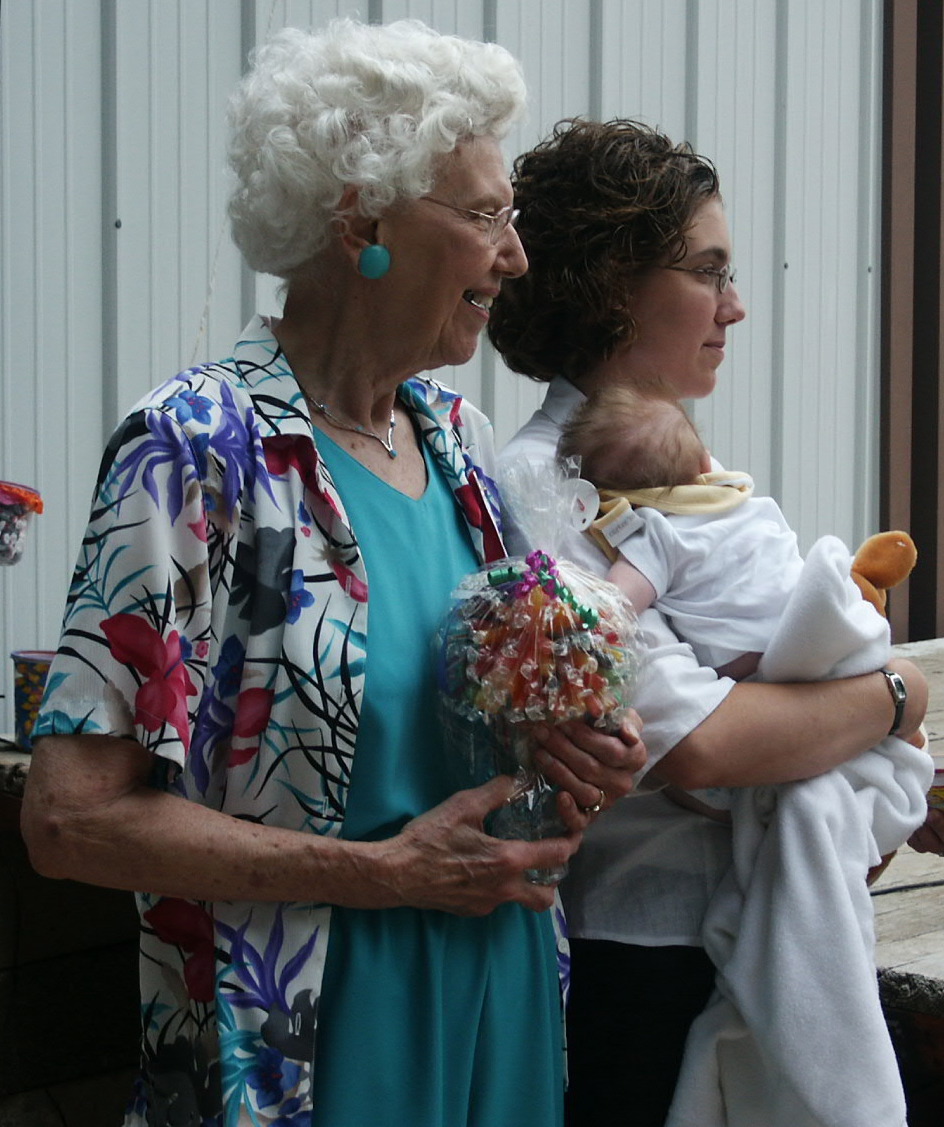 Oldest Woman And Youngest Baby